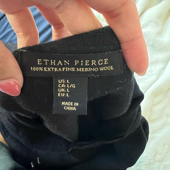 Black Wool Sweater - Picture 2 of 4